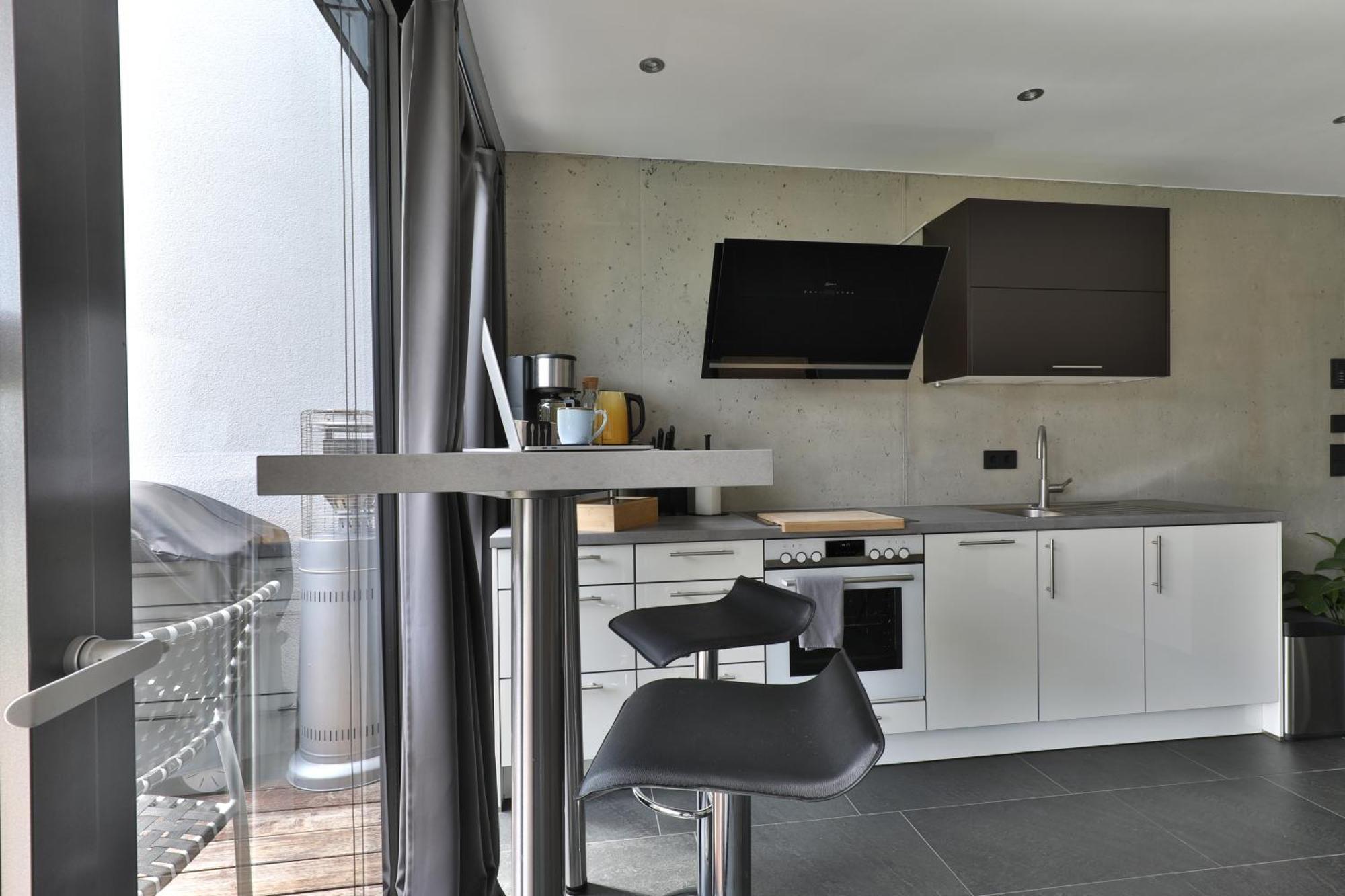 Modernes Studio-Apartment غيرستهوفن المظهر الخارجي الصورة