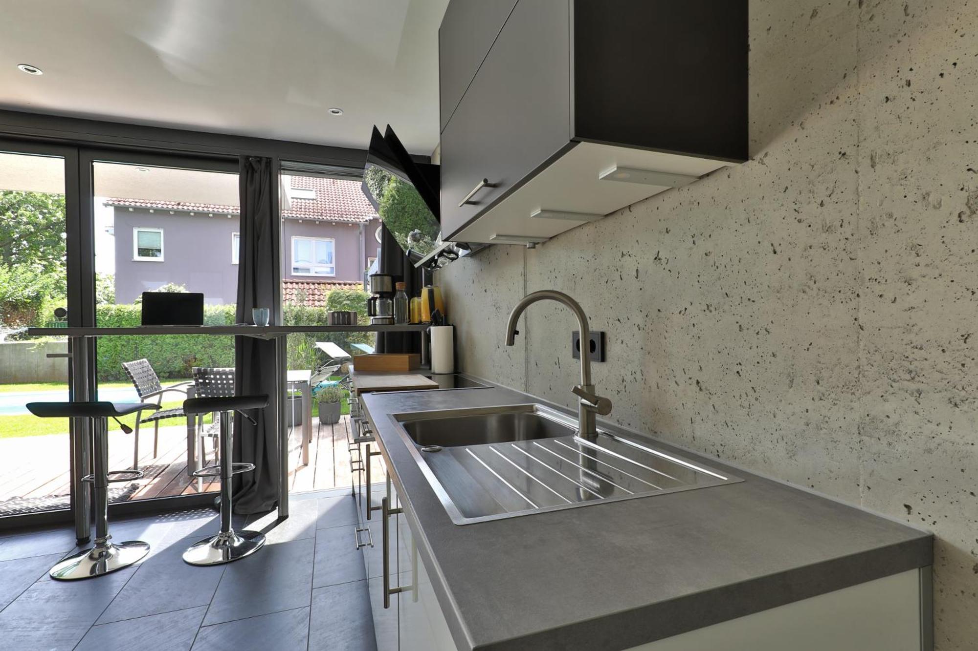 Modernes Studio-Apartment غيرستهوفن المظهر الخارجي الصورة