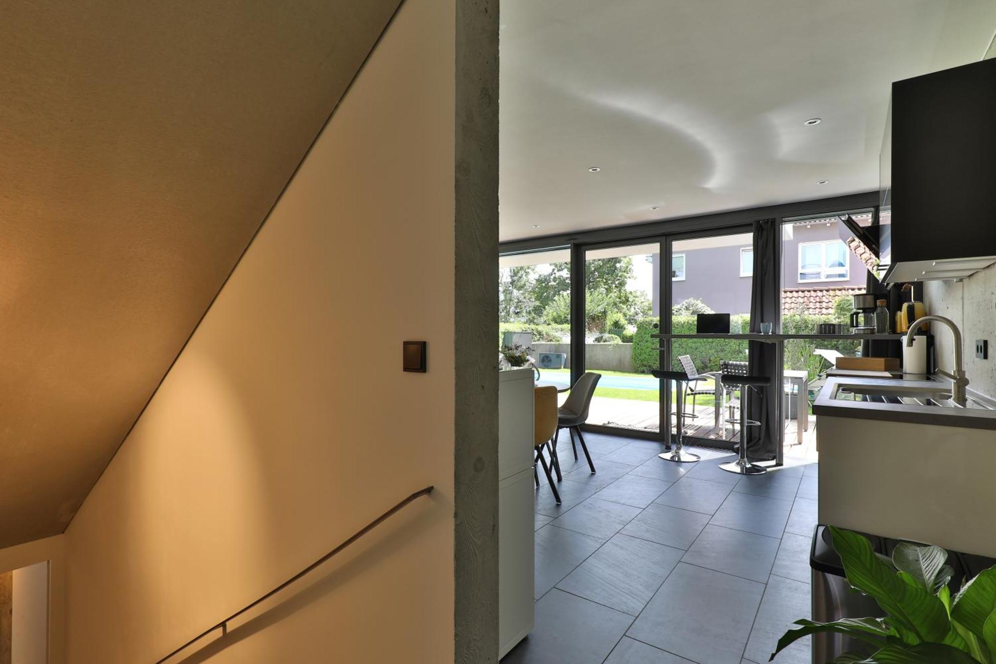 Modernes Studio-Apartment غيرستهوفن المظهر الخارجي الصورة