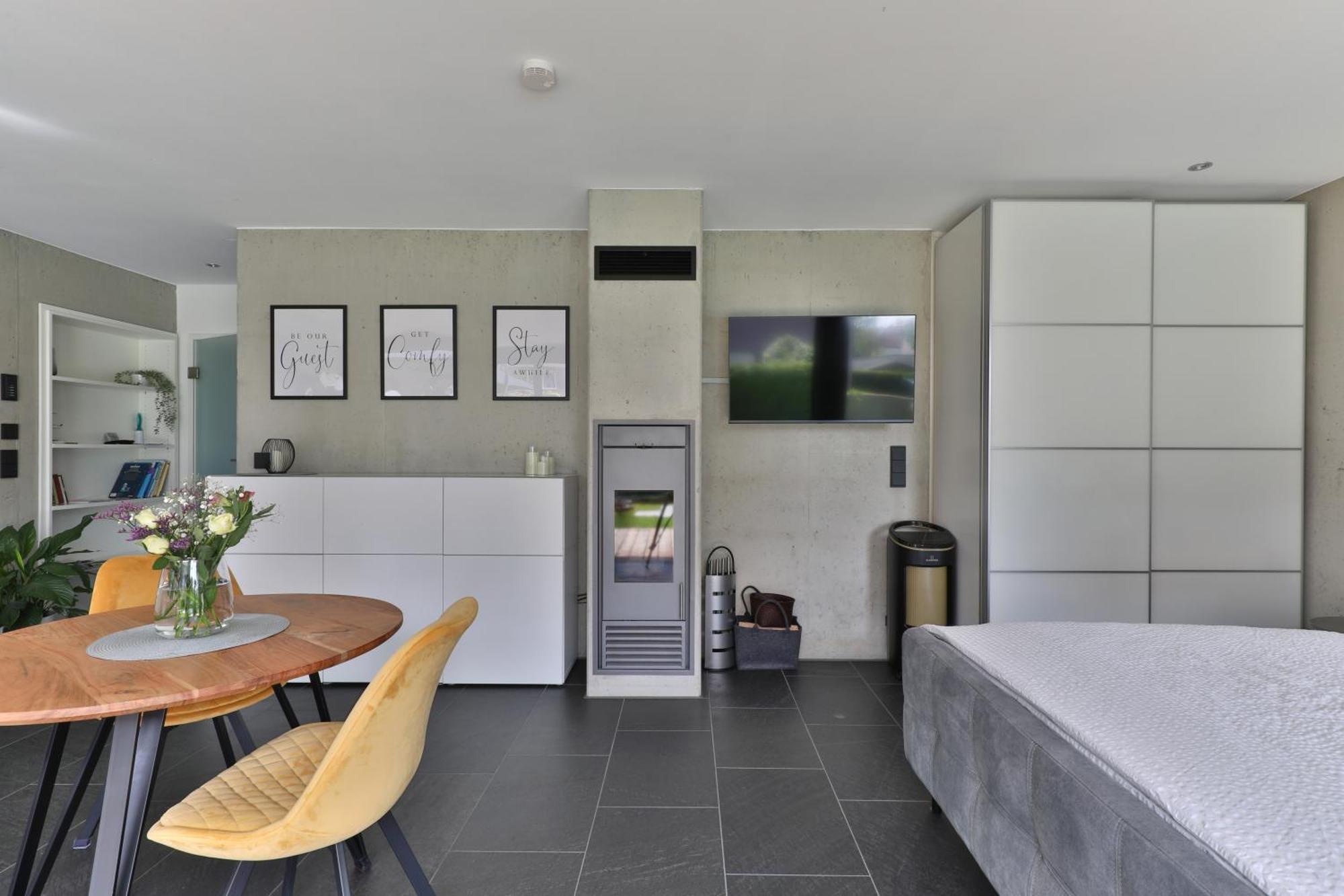 Modernes Studio-Apartment غيرستهوفن المظهر الخارجي الصورة