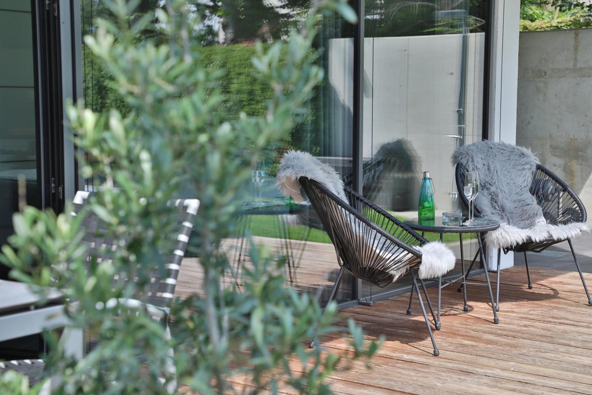 Modernes Studio-Apartment غيرستهوفن المظهر الخارجي الصورة