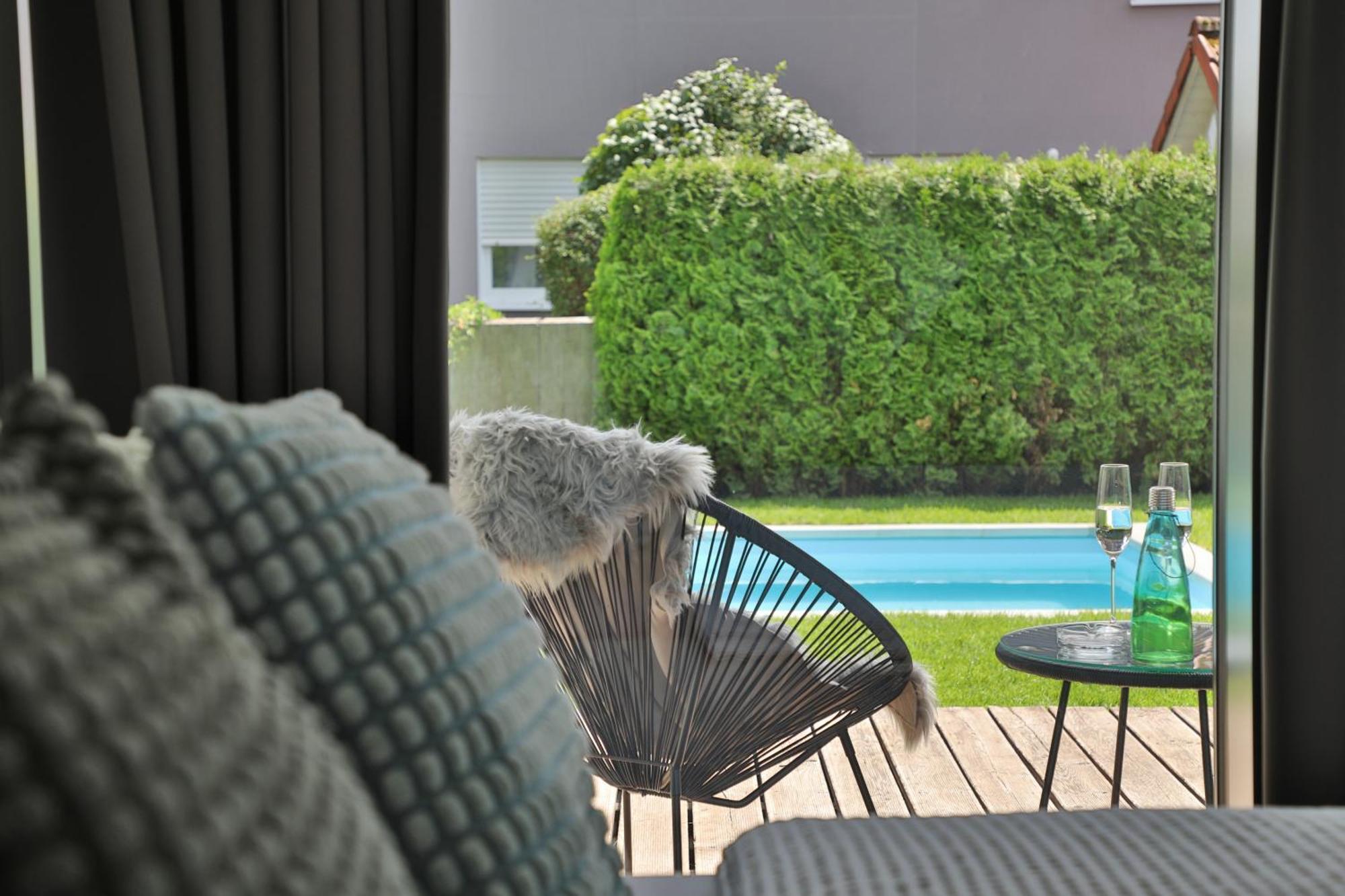 Modernes Studio-Apartment غيرستهوفن المظهر الخارجي الصورة
